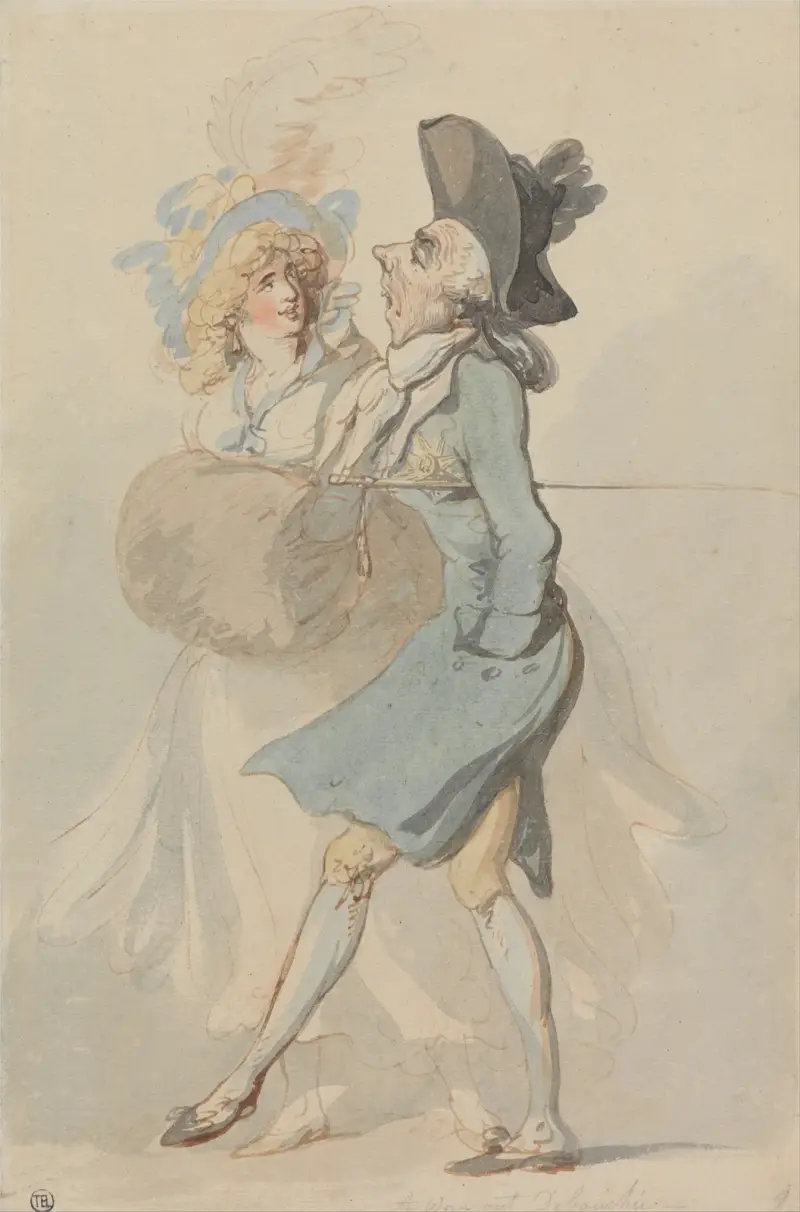 Wyczerpany debosz, Thomas Rowlandson
