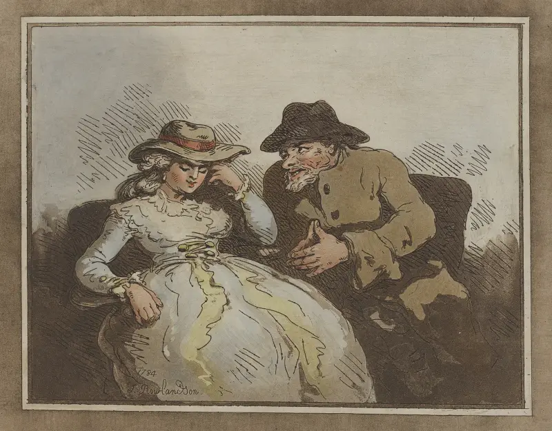 Admiring Jew av Thomas Rowlandson