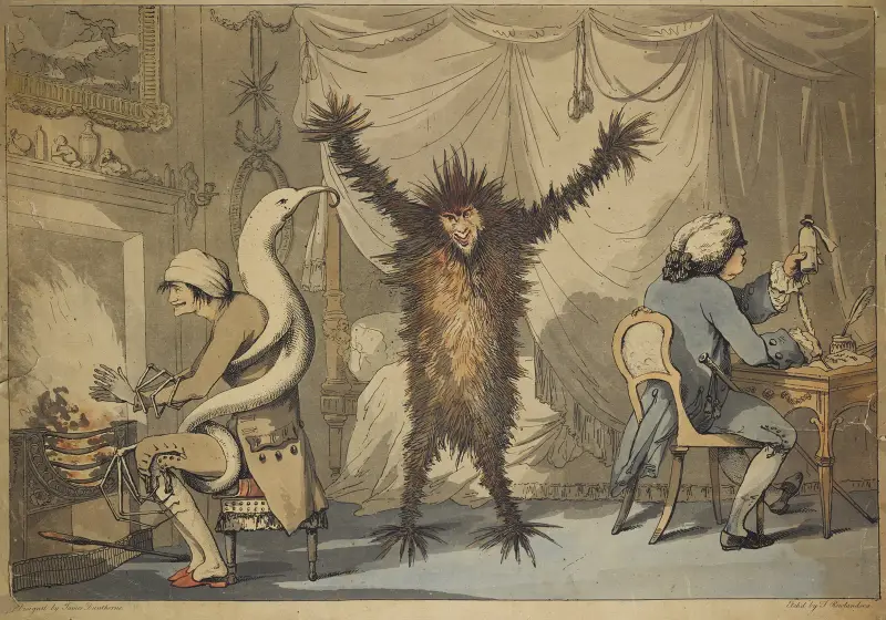 Ague & fever av Thomas Rowlandson