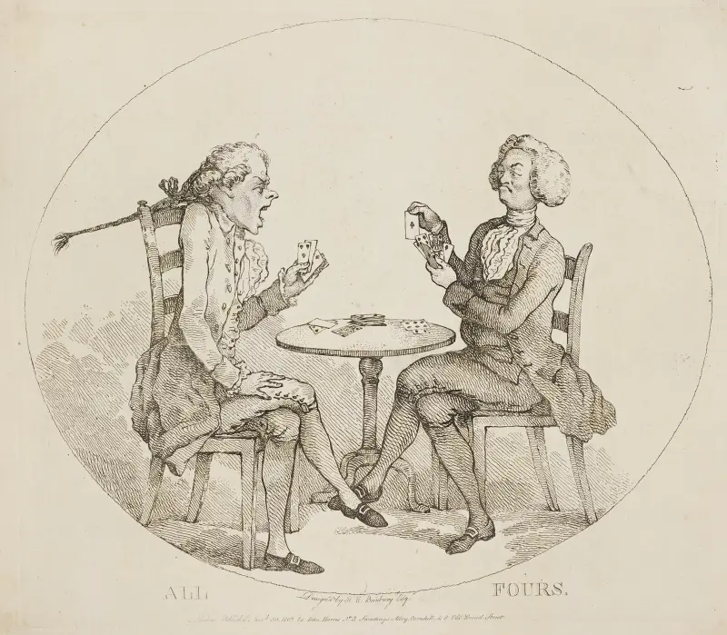 Alla fyra av Thomas Rowlandson