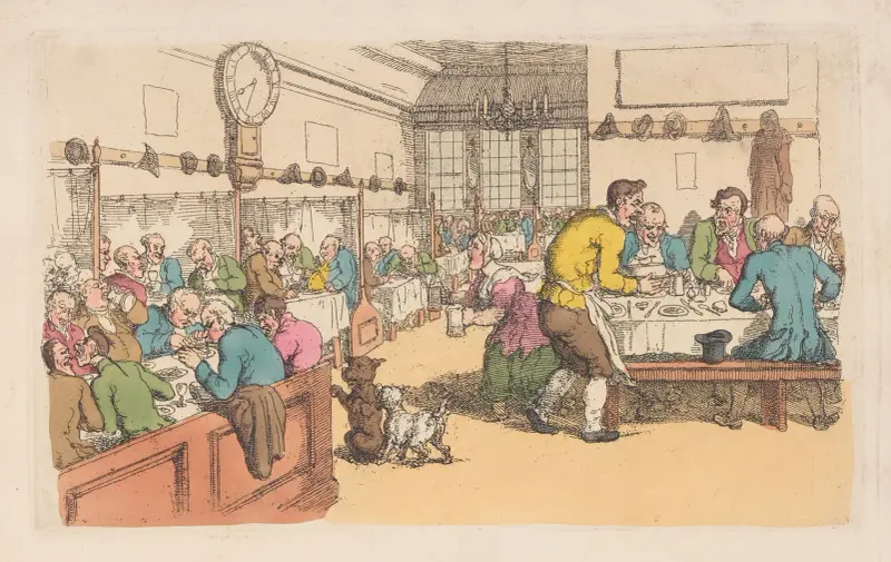 Ett matställe av Thomas Rowlandson
