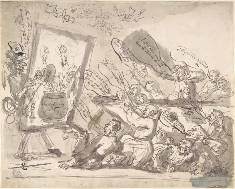Ett irländskt tjut av Thomas Rowlandson