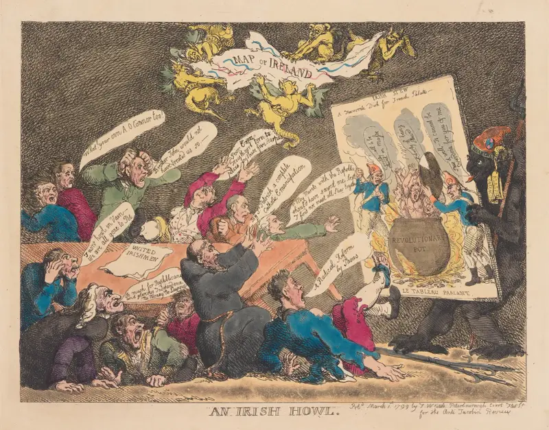Ett irländskt tjut av Thomas Rowlandson