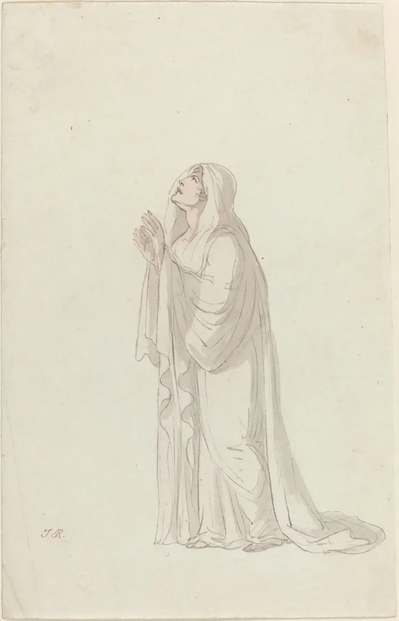 Antik figur av Thomas Rowlandson