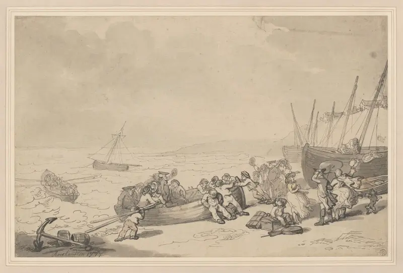At Brighton av Thomas Rowlandson