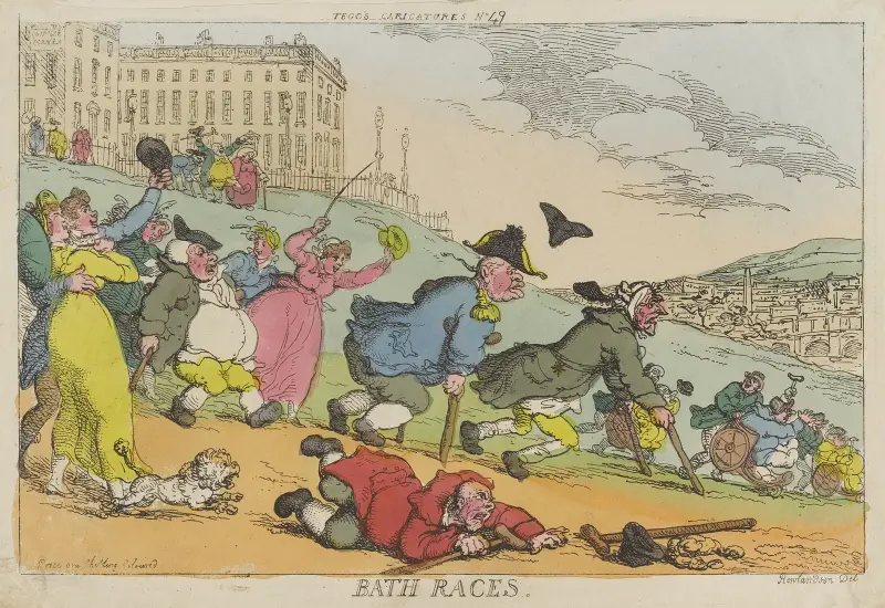 Badscener av Thomas Rowlandson
