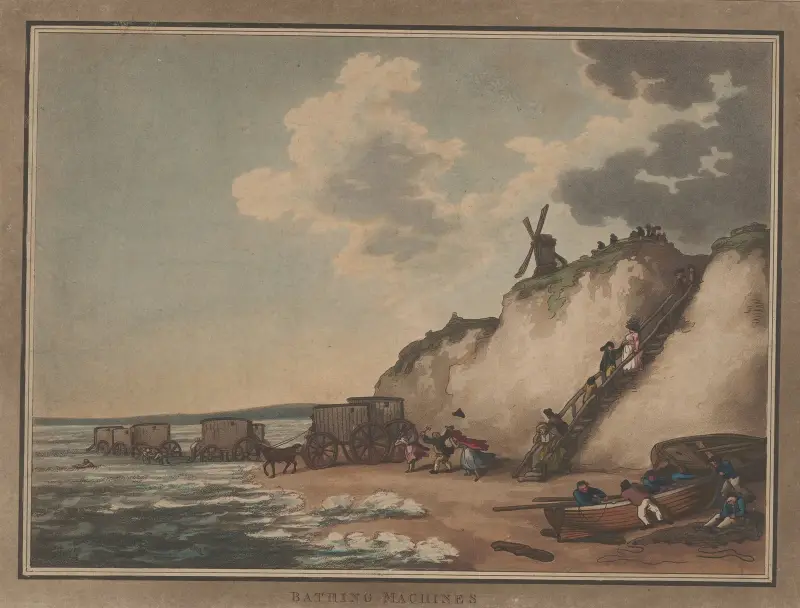 Bathing machines, Thomas Rowlandson
