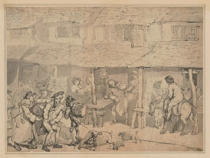 Bodmin, Cornwall av Thomas Rowlandson