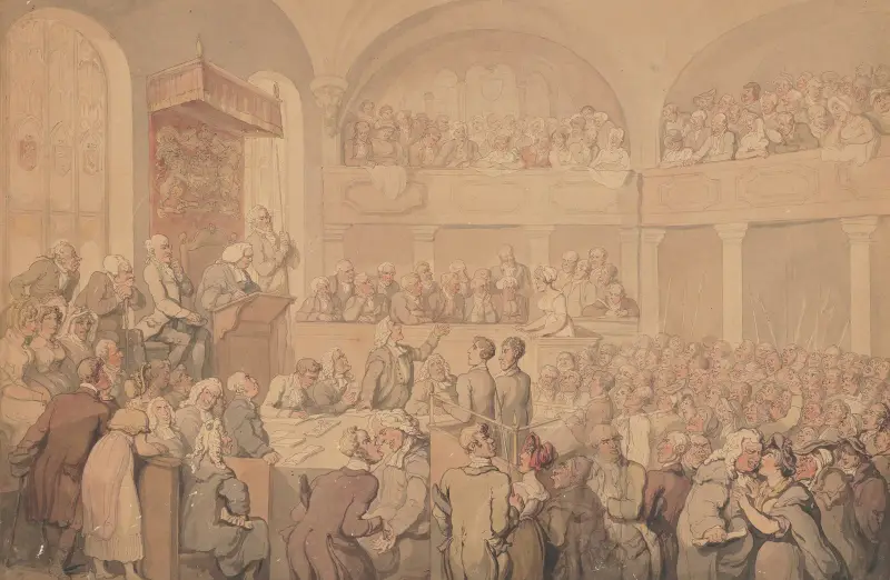 Löftesbrottsmål av Thomas Rowlandson