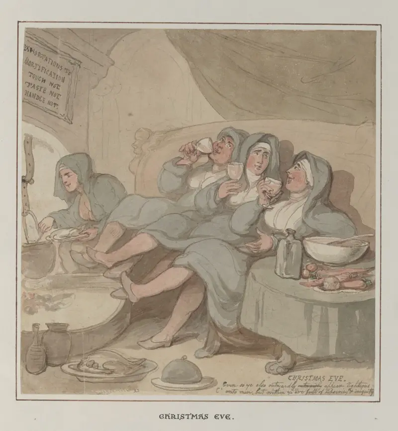 Julafton av Thomas Rowlandson