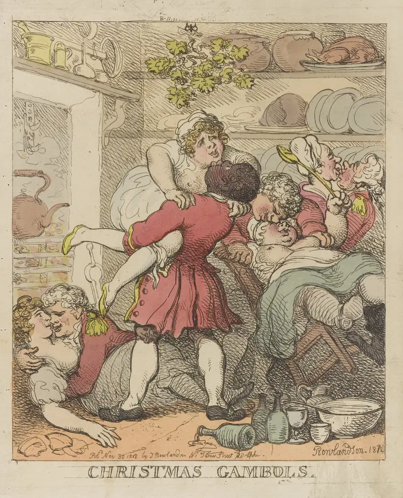 Jullekar av Thomas Rowlandson