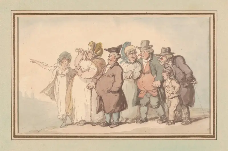 Medborgare på landet av Thomas Rowlandson