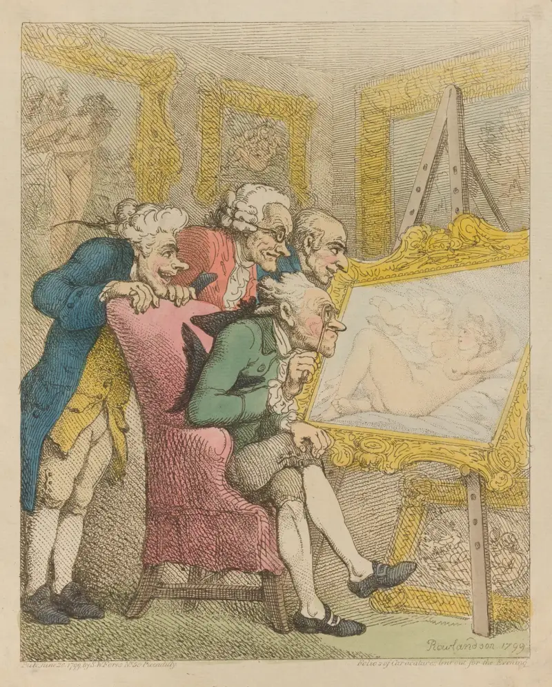Connoisseurs av Thomas Rowlandson