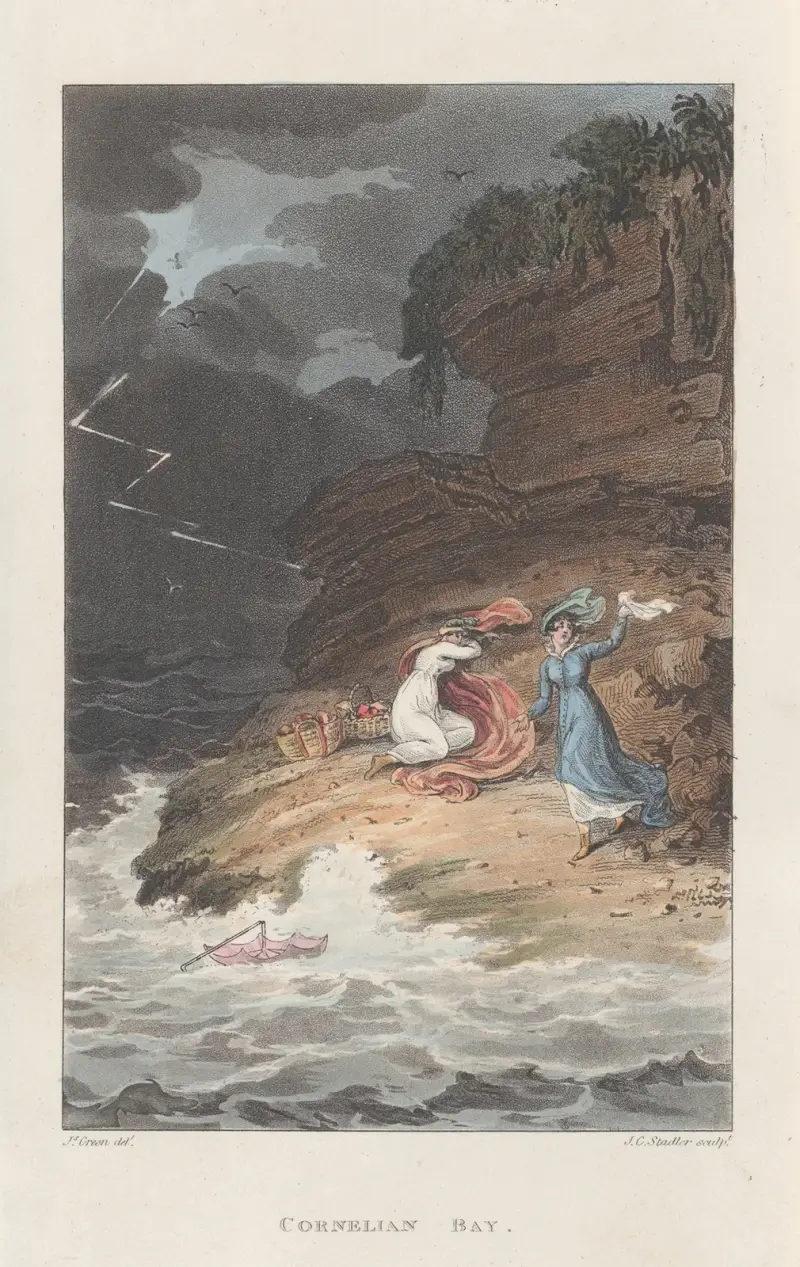 Cornelian Bay av Thomas Rowlandson