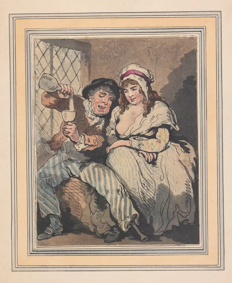 Uppvaktning i lägre stånd av Thomas Rowlandson