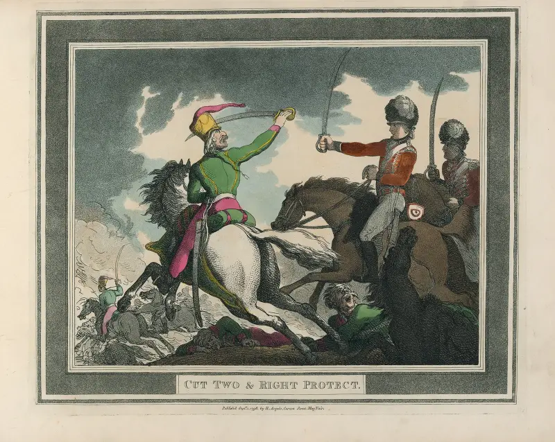 Cut Two & Right Protect av Thomas Rowlandson