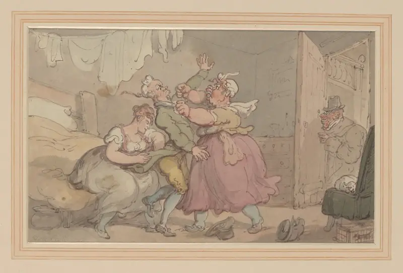 Välförtjänt straff av Thomas Rowlandson