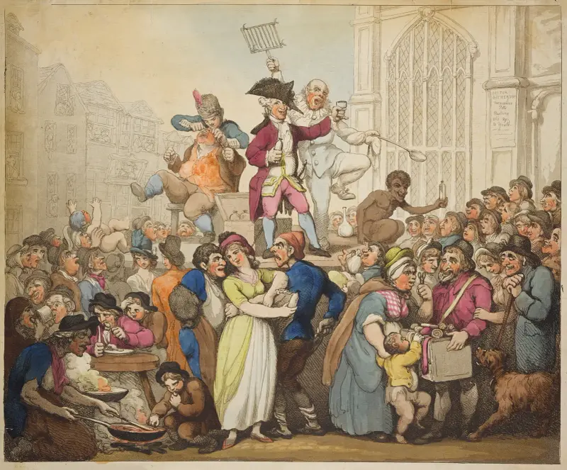 Doctor Botherum. The Mountebank av Thomas Rowlandson