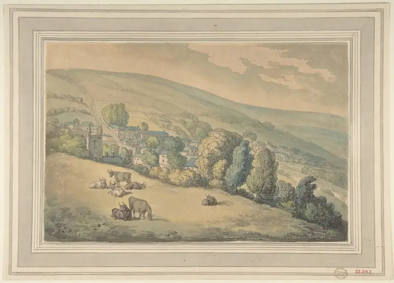 Downlands, Sussex, Thomas Rowlandson