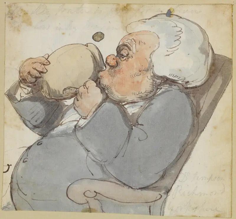 Dr. Simpson Richmond Yorkshire av Thomas Rowlandson