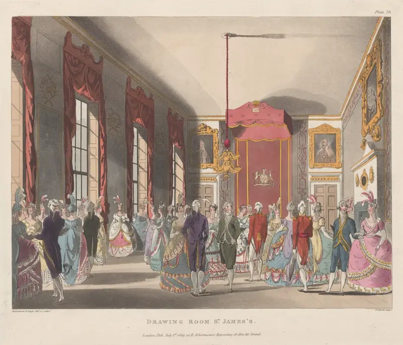 Ritningsrummet St James’s av Thomas Rowlandson