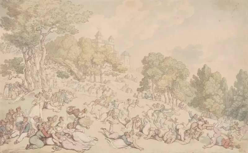 Easter Monday at Greenwich, Thomas Rowlandson