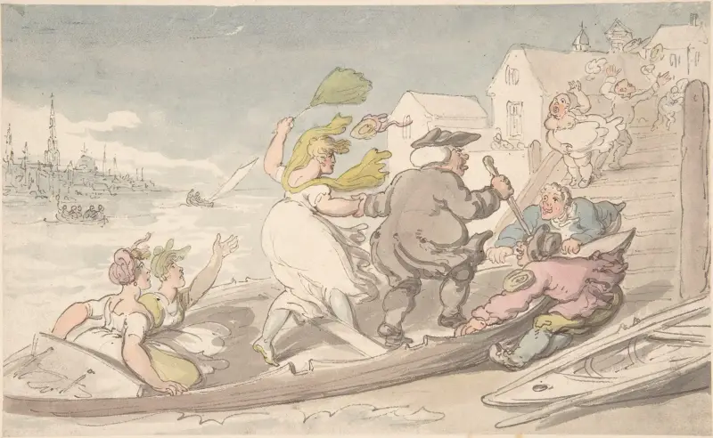Östliga vindar av Thomas Rowlandson