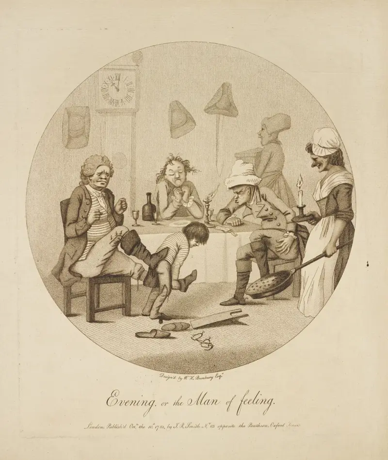 Kväll, eller den känslosamme mannen av Thomas Rowlandson