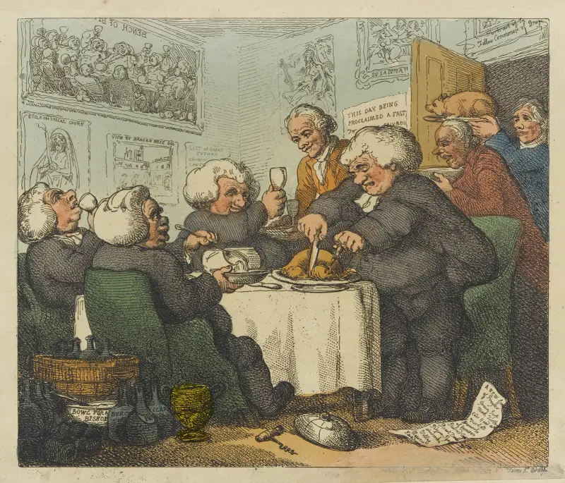 Fastedag av Thomas Rowlandson