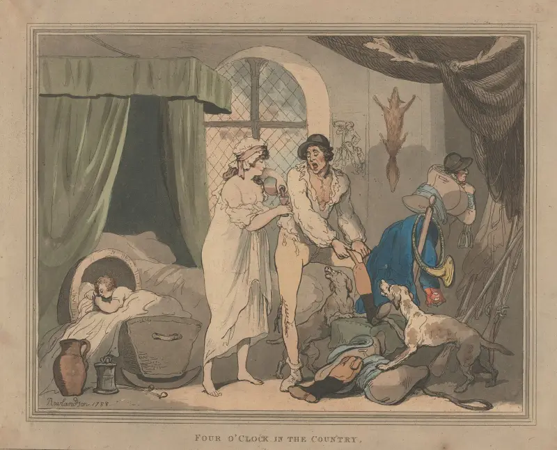 Four o’clock in the country av Thomas Rowlandson