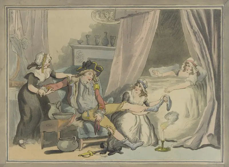 Four o’clock in town von Thomas Rowlandson