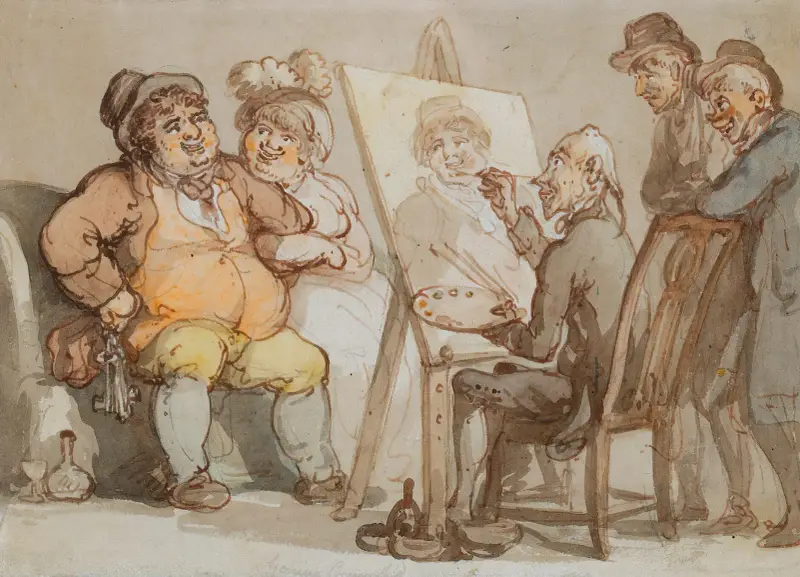 Zmačkaný génius, Thomas Rowlandson