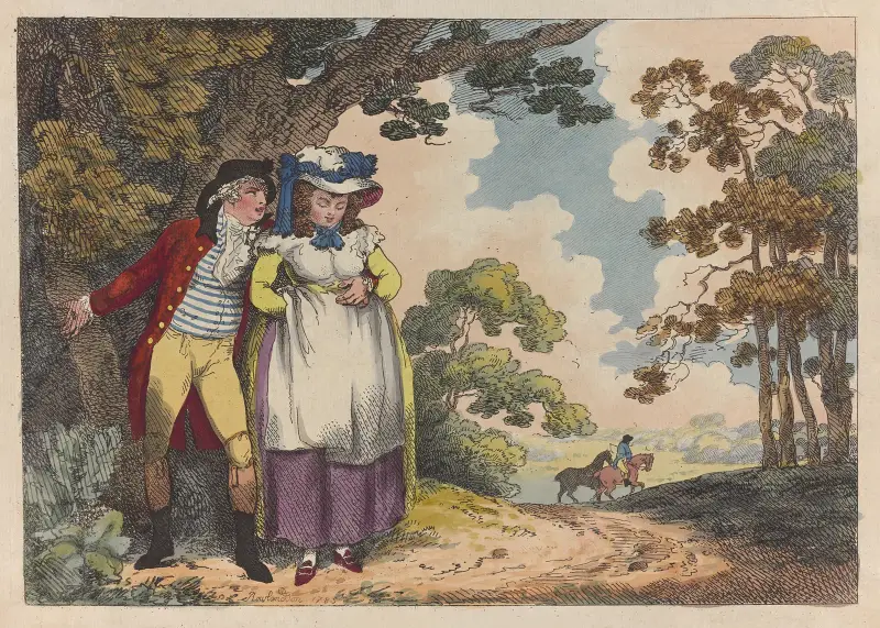 Going a going, Thomas Rowlandson