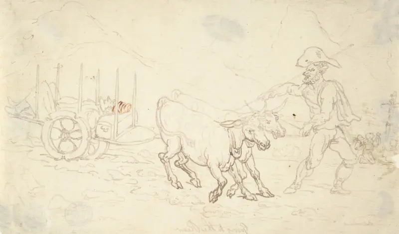 Going Sick to the Rear av Thomas Rowlandson