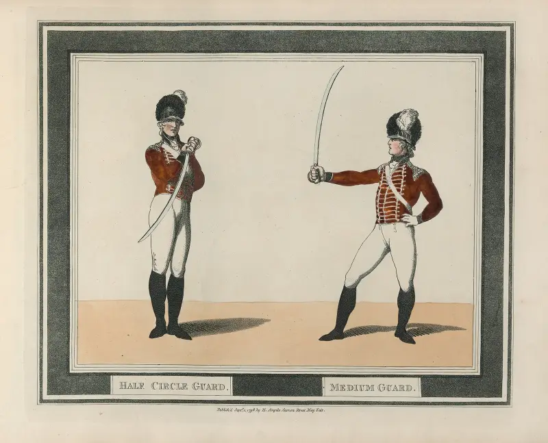 Halber Kreis Wache, Mittlere Wache von Thomas Rowlandson