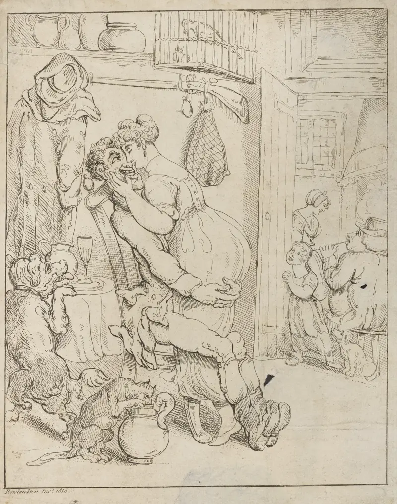 Hug-Mug-Gin av Thomas Rowlandson