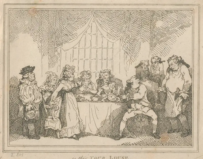 Czy to twoja wesz?, Thomas Rowlandson
