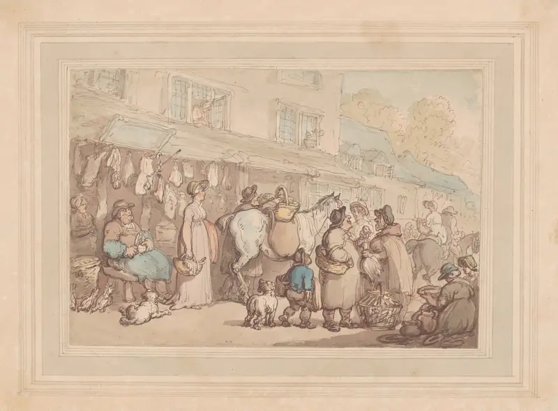 Markttag von Thomas Rowlandson
