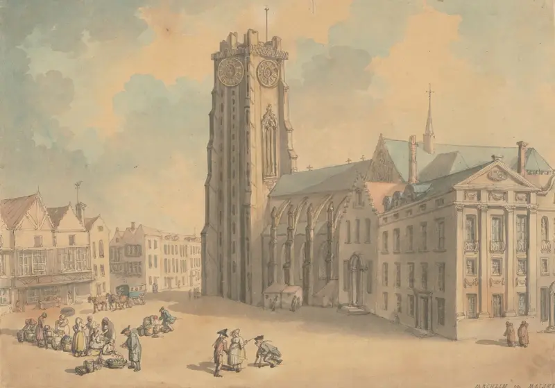 Mechlin or Malines av Thomas Rowlandson