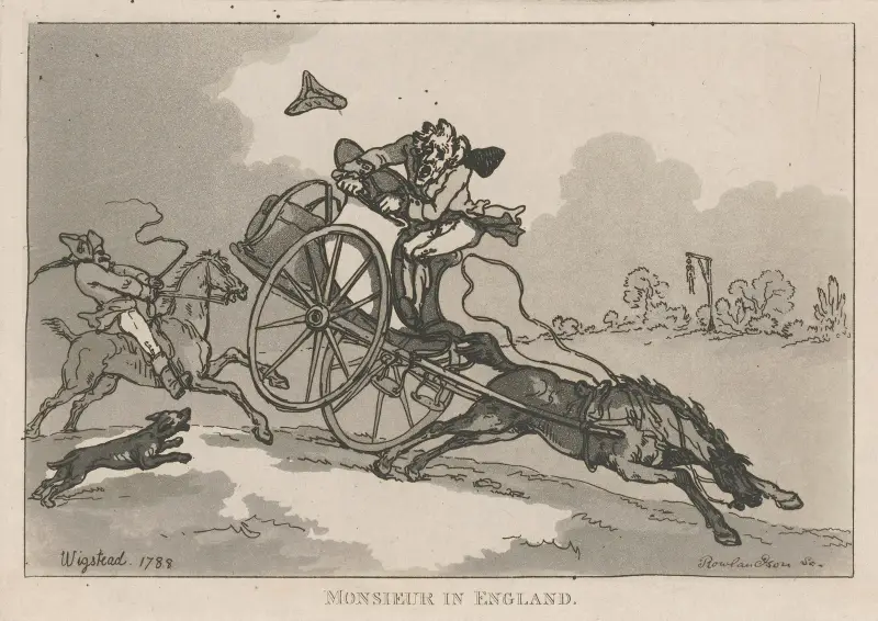Monsieur in England av Thomas Rowlandson