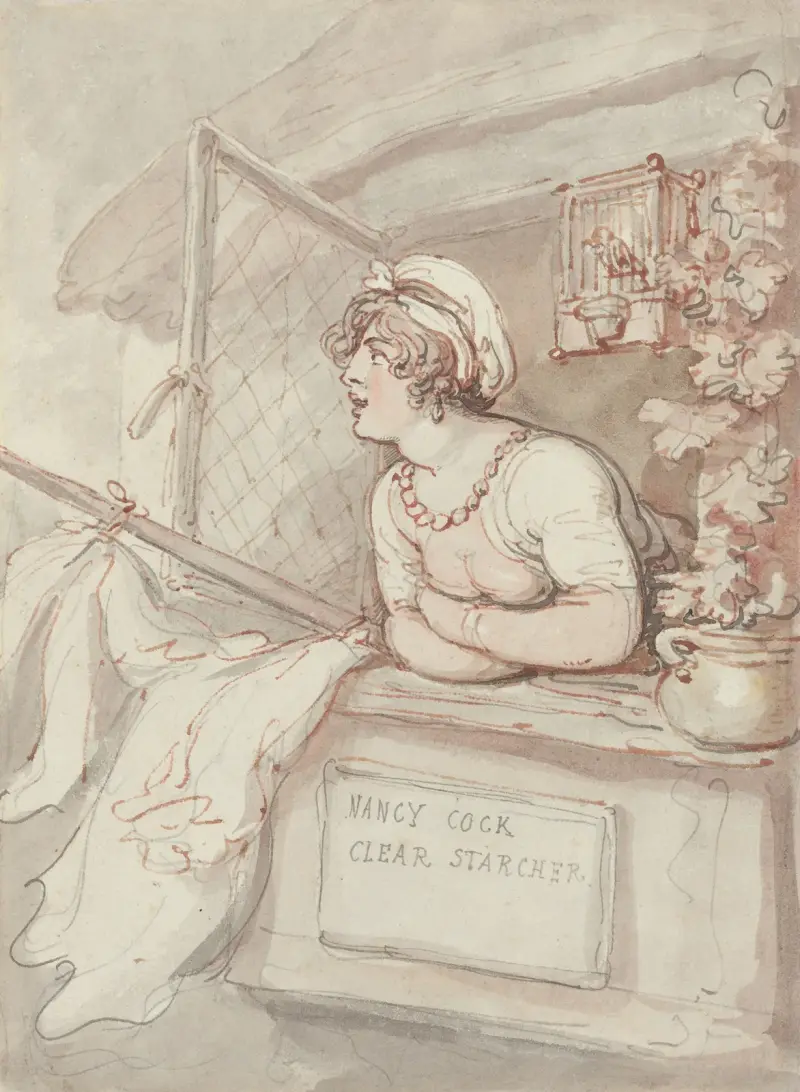 Nancy Cock – Clear Starcher av Thomas Rowlandson