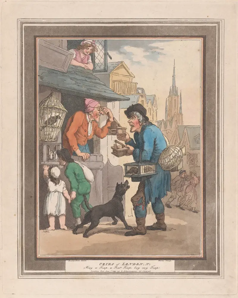 No.1; Buy a Trap, a Rat-Trap av Thomas Rowlandson