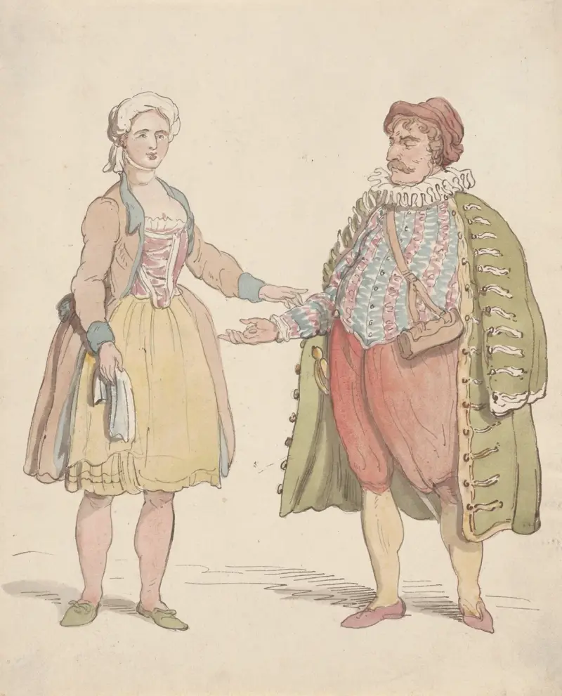 Orientiska dräkter av Thomas Rowlandson