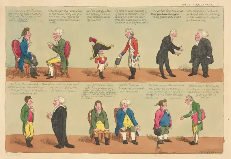 Practical education, Thomas Rowlandson