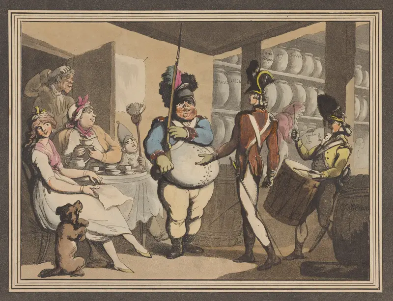 Privat borrning av Thomas Rowlandson