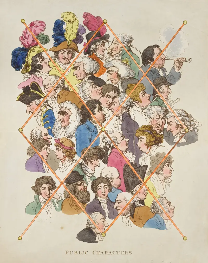 Publika personligheter av Thomas Rowlandson