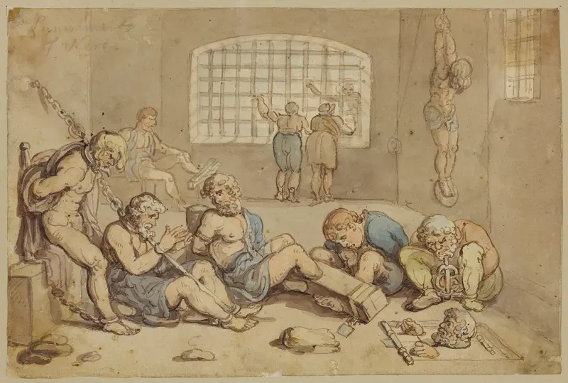 Neros Strafen von Thomas Rowlandson
