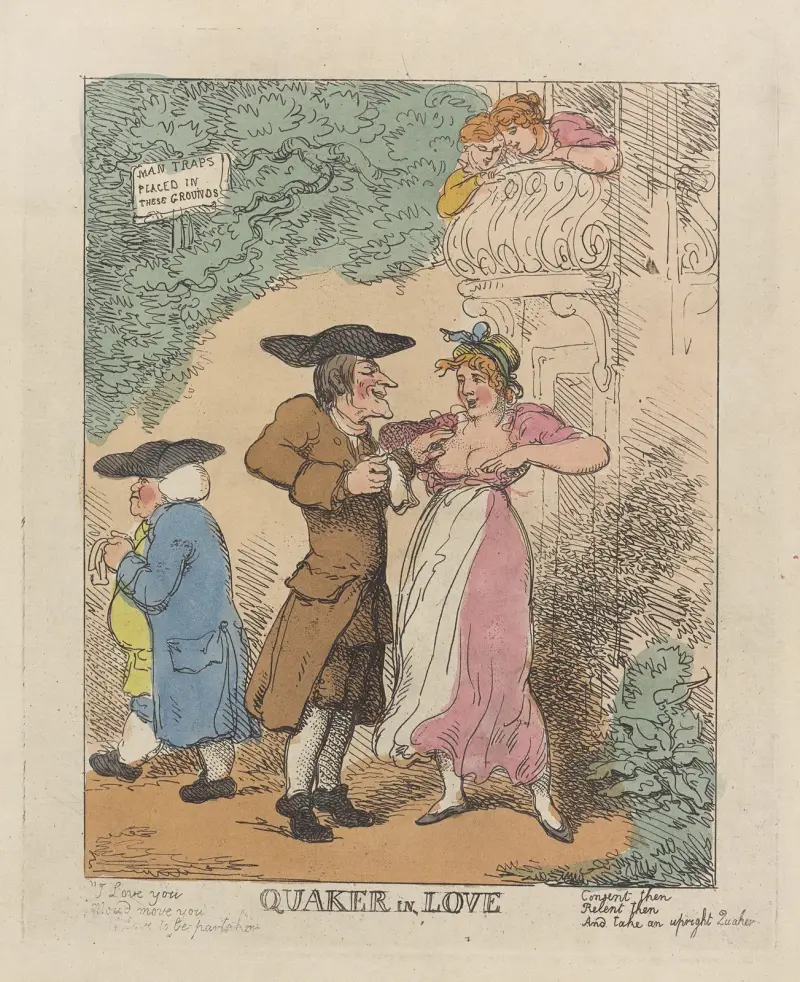 Kväkare förälskad av Thomas Rowlandson