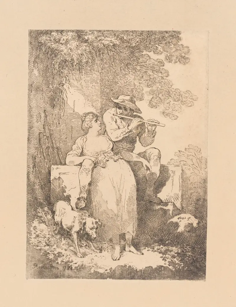 Vila från arbetet på soliga dagar av Thomas Rowlandson