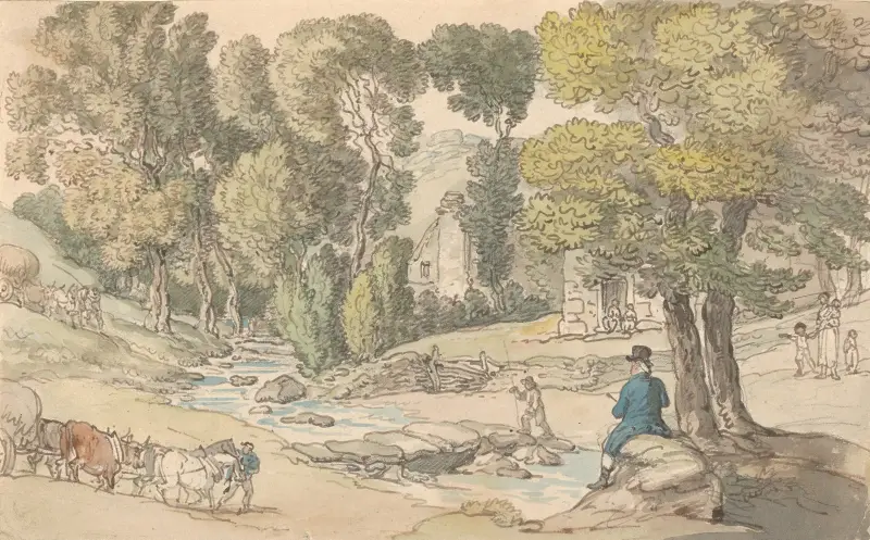 Rowlandson sketching von Thomas Rowlandson